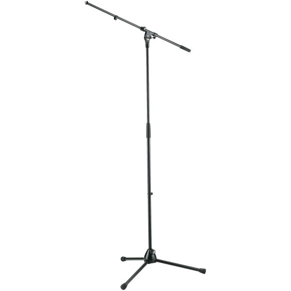 Main product image for K&M 210/2 Tripod Base Microphone Boom Stand - Black 242-7704